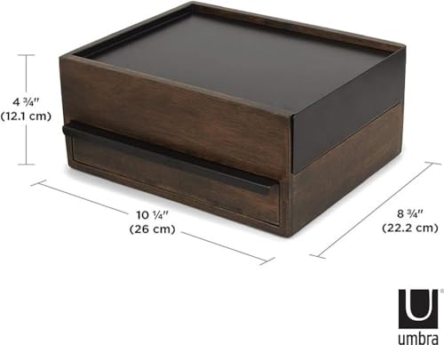 Modern Umbra Stowit Jewelry Box with Hidden Compartment
