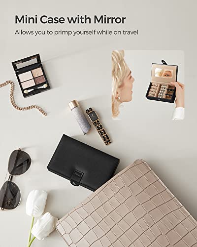 VIP Jewelry Box Organizer Case with Travel, Black