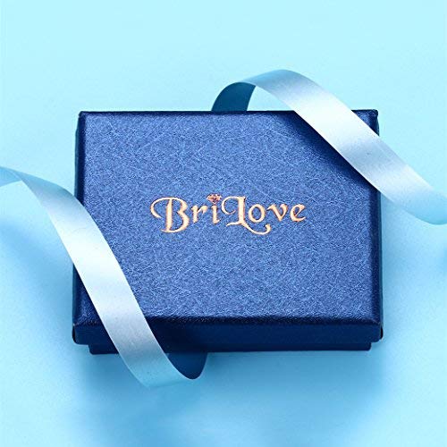 BriLove Aquamarine CZ Wedding Jewelry Set VIP Collection