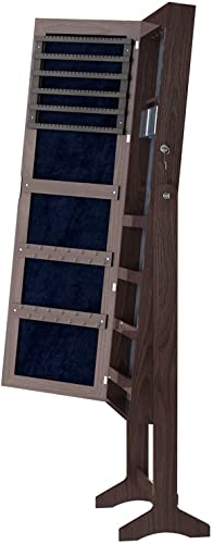 VIP Jewelry Armoire with Mirror and Storage Shelf