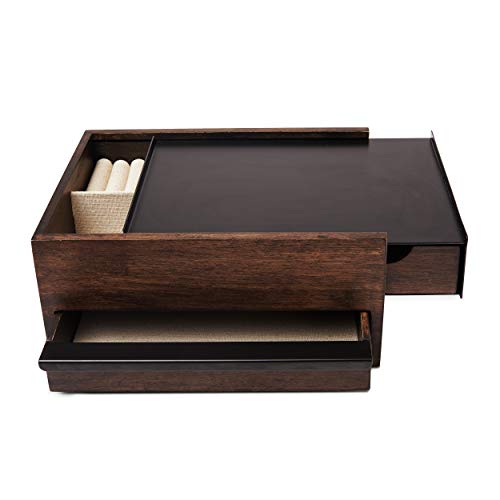 Modern Umbra Stowit Jewelry Box with Hidden Compartment