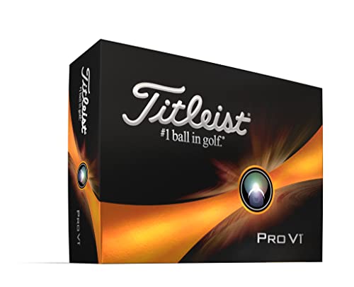 Titleist Pro V1 Golf Balls, White - One Dozen