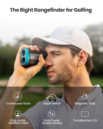 MILESEEY PF260 Golf Rangefinder with Next-Gen Features