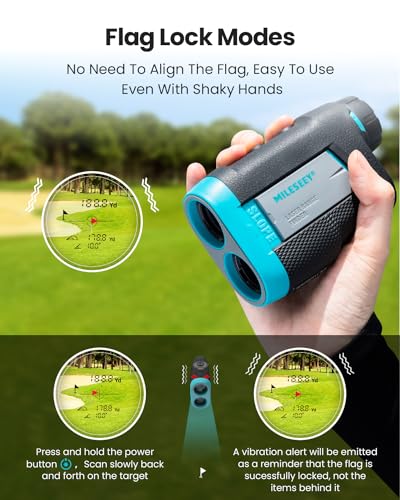 MILESEEY PF260 Golf Rangefinder with Next-Gen Features
