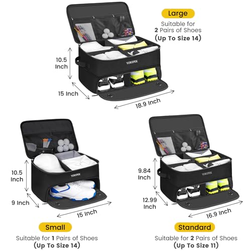 VIP Golf Trunk Organizer with Shoe Compartment & Storage