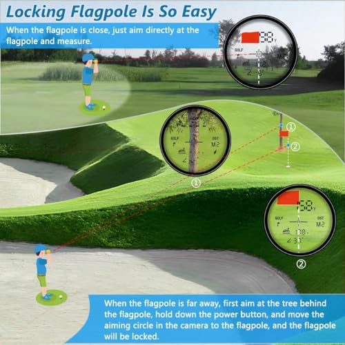 1200 Yard Laser Range Finder for Golf & Hunting