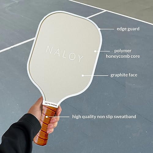 Naloy Pickleball Paddles Set with Tote Bag