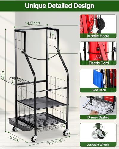 VIP Golf Bag Storage Rack for Garage and More