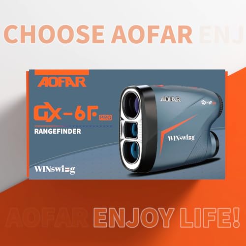 AOFAR GX-6F PRO Golf Rangefinder with Slope Limit