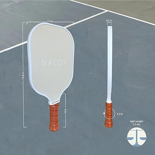 Naloy Pickleball Paddles Set with Tote Bag