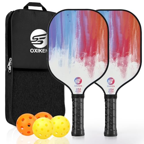 VIP Pickleball Paddles Set: Carbon Fiber, USAPA Approved