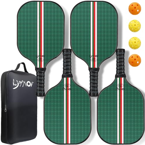 USAPA Approved Lightweight Pickleball Paddles Set with Accessories