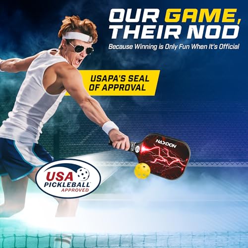 Haxdon USAPA Approved Pickleball Paddles Set - Fiberglass Surface