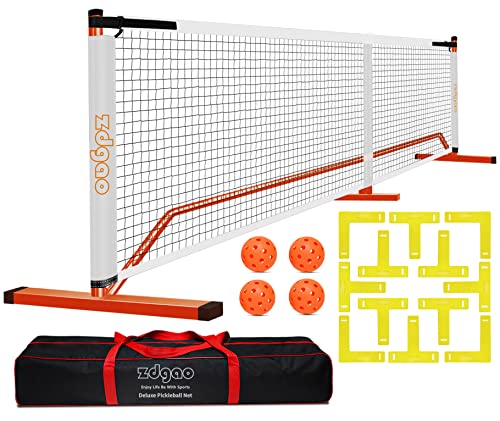VIP Pickle Ball Bundle: Net Set, Balls, Marking Kit