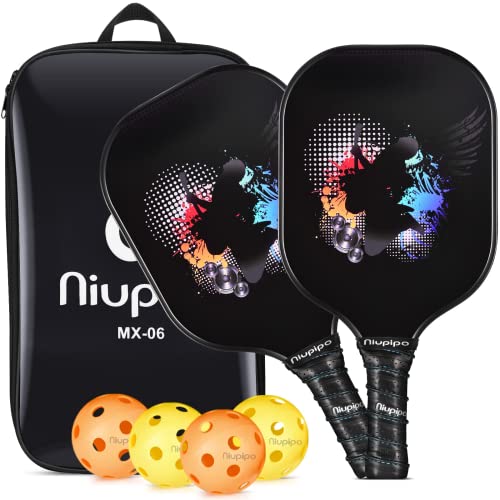 niupipo Pro Graphite Pickleball Paddle Set VIP