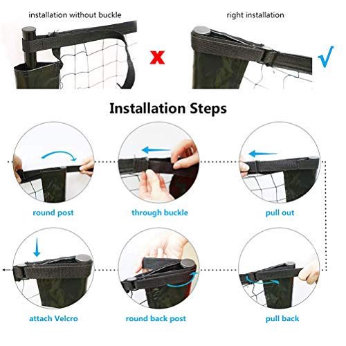 VIP Pickleball Net System - Sturdy Metal Frame, Carry Bag