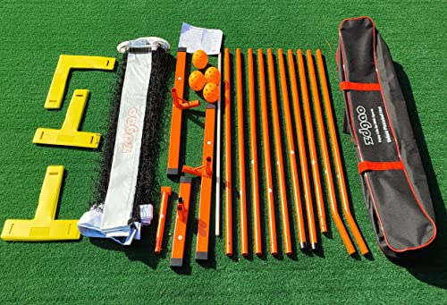 VIP Pickle Ball Bundle: Net Set, Balls, Marking Kit