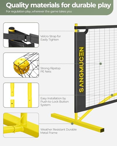 VIP Pickleball Net Set with Portable Nets & Gear