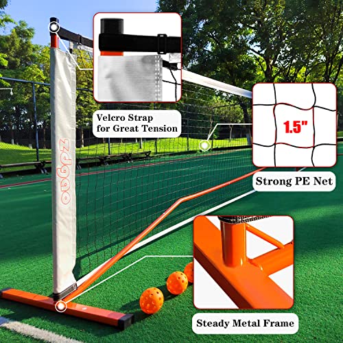 VIP Pickle Ball Bundle: Net Set, Balls, Marking Kit