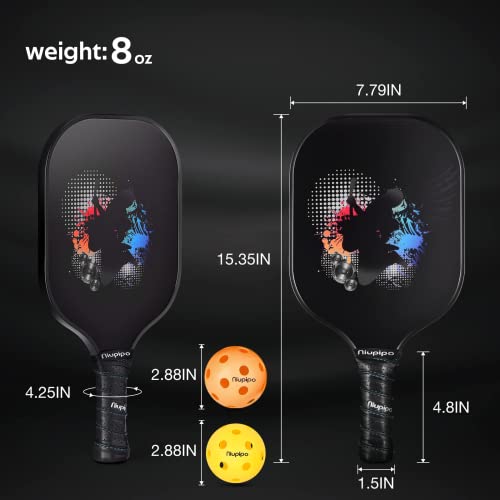niupipo Pro Graphite Pickleball Paddle Set VIP