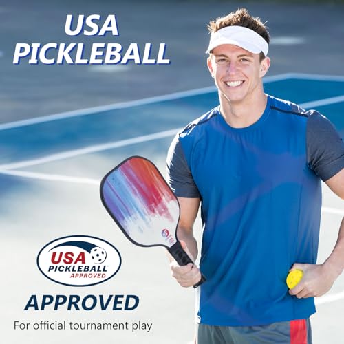 VIP Pickleball Paddles Set: Carbon Fiber, USAPA Approved