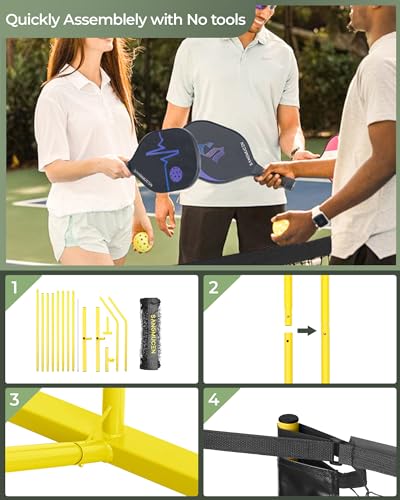 VIP Pickleball Net Set with Portable Nets & Gear