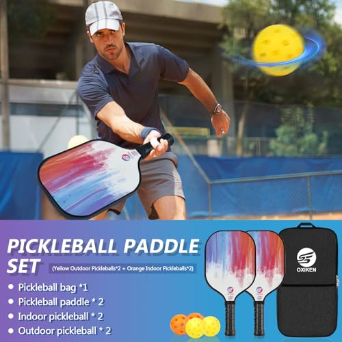 VIP Pickleball Paddles Set: Carbon Fiber, USAPA Approved
