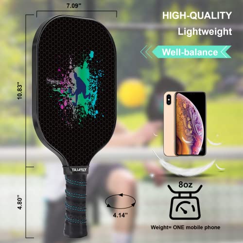 Ultra Lightweight Graphite Pickleball Paddles Set with Balls