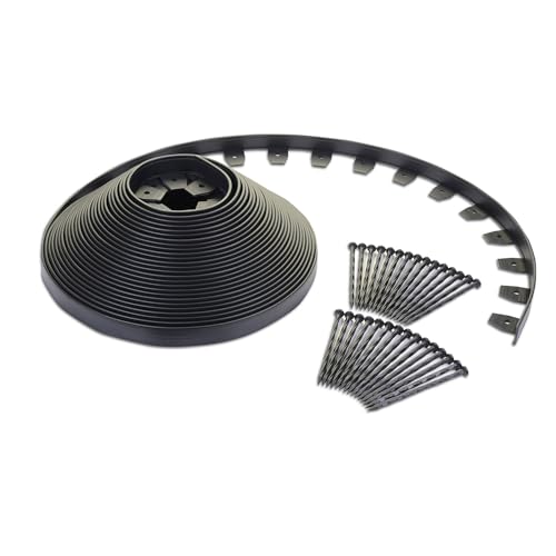 VIP Plastic No-Dig Edging Kit, 100ft