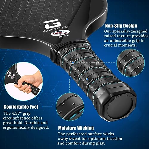 VIP Pickleball Racket Set with Carbon Fiber Paddles