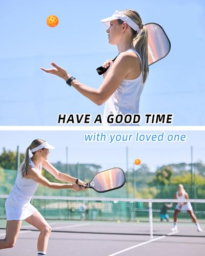 MayBoom USAPA Approved Fiberglass Pickleball Paddle Set (2)