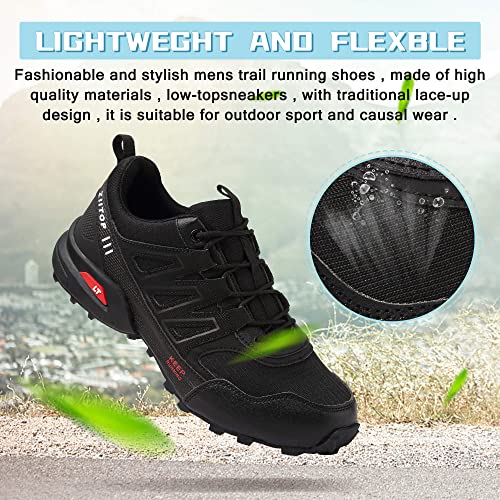 todaysunny Men's Trail Running Hiking Sneakers Tennis Shoes