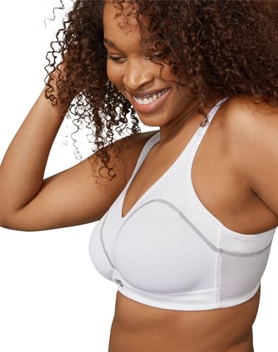 Wonderbra White Wire-free Sports Bra, High Impact, 38D