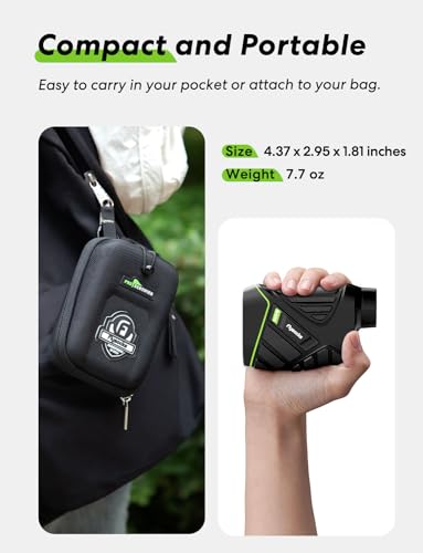 Flysocks Golf Rangefinder with Slope and Magnetic Strip