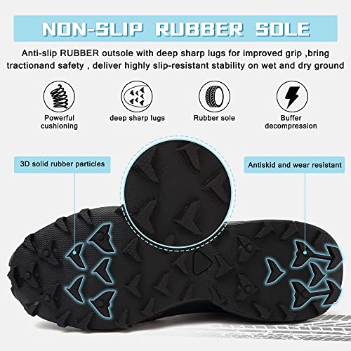 todaysunny Men's Trail Running Hiking Sneakers Tennis Shoes