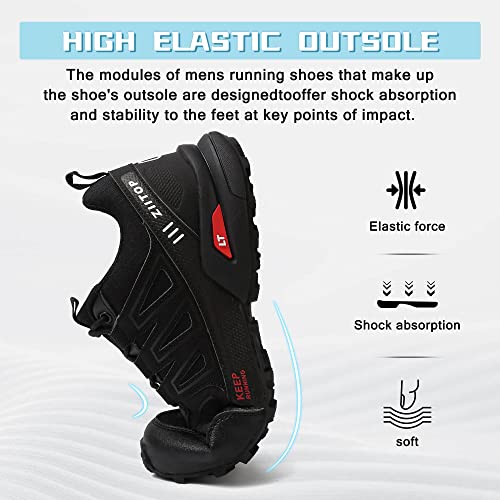 todaysunny Men's Trail Running Hiking Sneakers Tennis Shoes