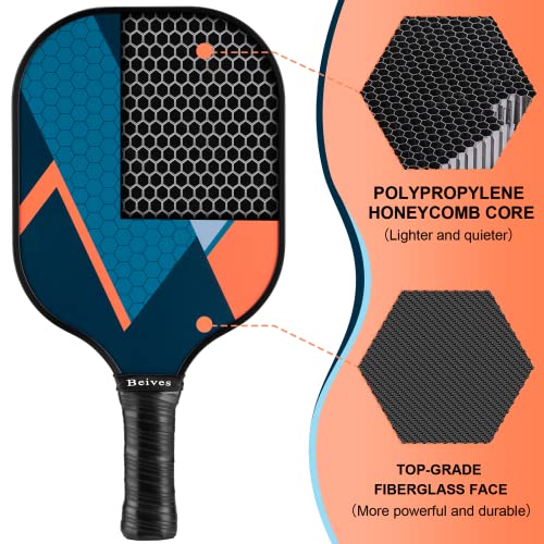 BEIVES 4-Paddle Set with Balls, Bag VIP Pickleball