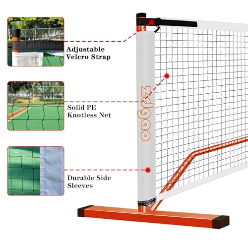 Official Size Portable Pickleball Net with Stand(Frame)