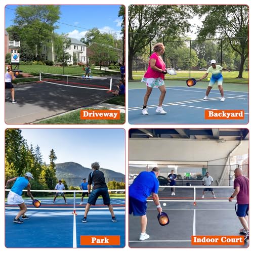 Official Size Portable Pickleball Net with Stand(Frame)