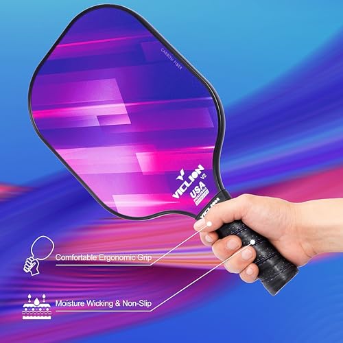 USAPA Approved Carbon Fiber Pickleball Paddles Set