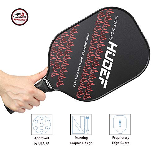 HUDEF VIP Pickleball Paddle: Lightweight, Balanced Composite Face