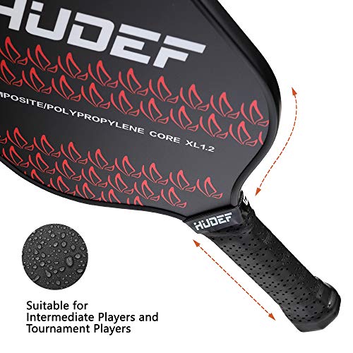 HUDEF VIP Pickleball Paddle: Lightweight, Balanced Composite Face