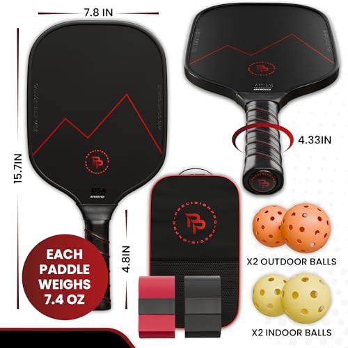 VIP Set of 2 Precision Pro Pickleball Paddles