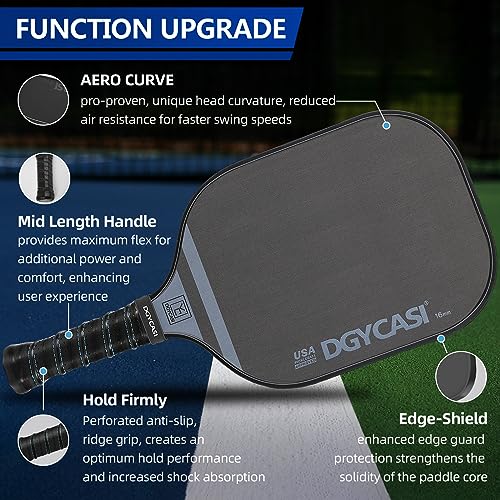 VIP Pickleball Paddle Set: YC DGYCASI 16mm, USAPA Approved
