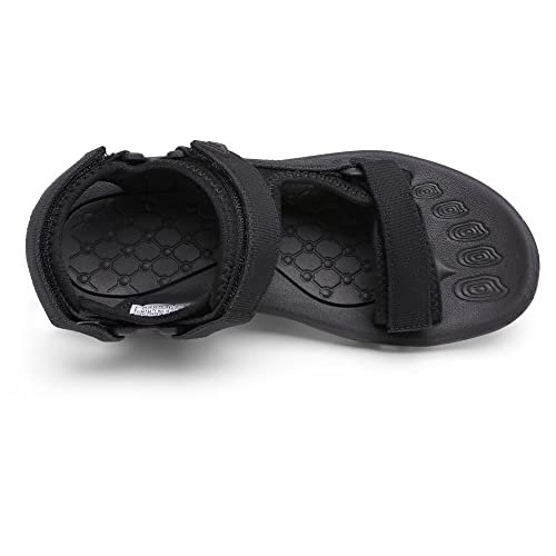 VIP Comfortable Black Outdoor Sandals - Size 9