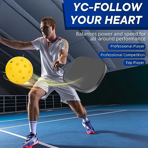 VIP Pickleball Paddle Set: YC DGYCASI 16mm, USAPA Approved