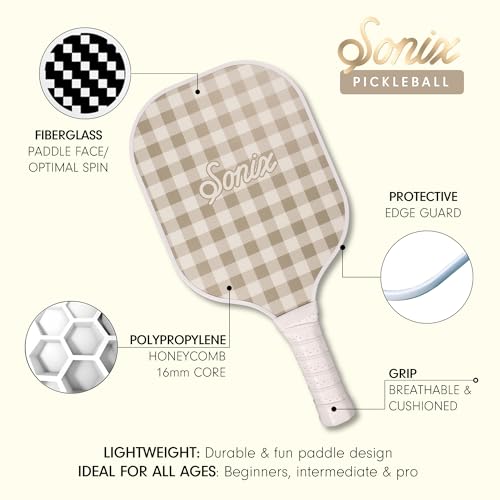Sonix Pickleball Paddles Set - Floral Design, Complete Set