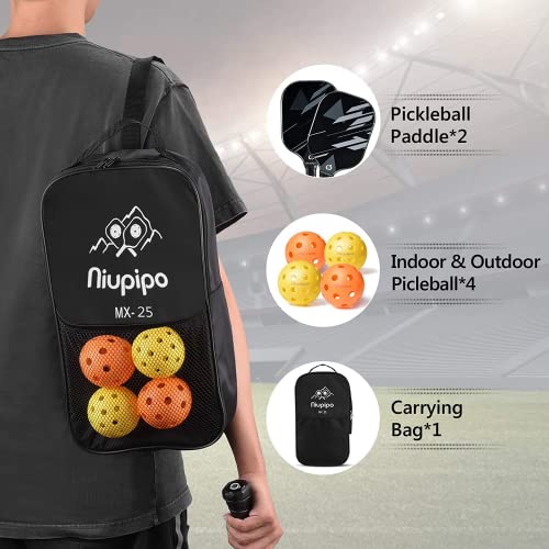 niupipo VIP Pickleball Set with Paddles and Balls