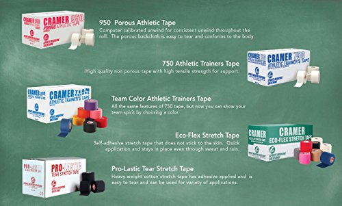 Cramer Team Color Athletic Tape - Bulk 32 Rolls