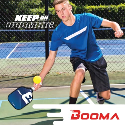 Blue BOOMA Lightspeed Pickleball Paddle VIP Approved